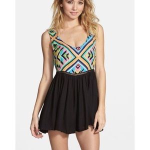 Ripcurl tribal print romper size medium